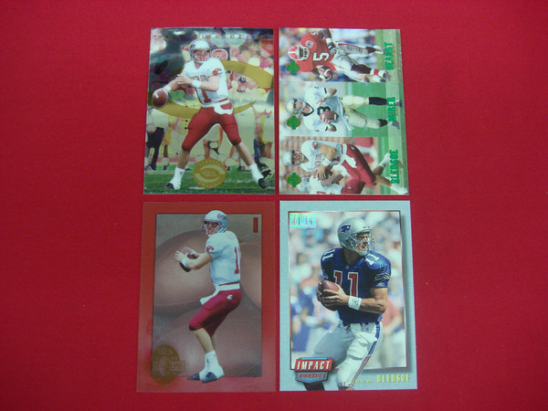 Drew Bledsoe Rookie Card Lot (4) - 1993 Pro Set, Classic & Chrome