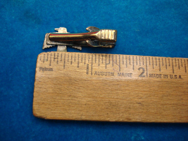 Vintage Silver Tone Tie Clip - 1967-69 Pontiac Firebird Emblem