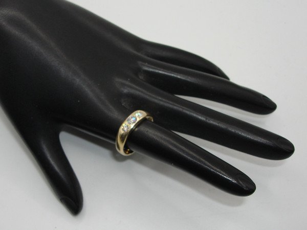 Vintage Style 14K Gold Diamond Ring (Size 6) - Sparkling G/H VS2 Diamonds