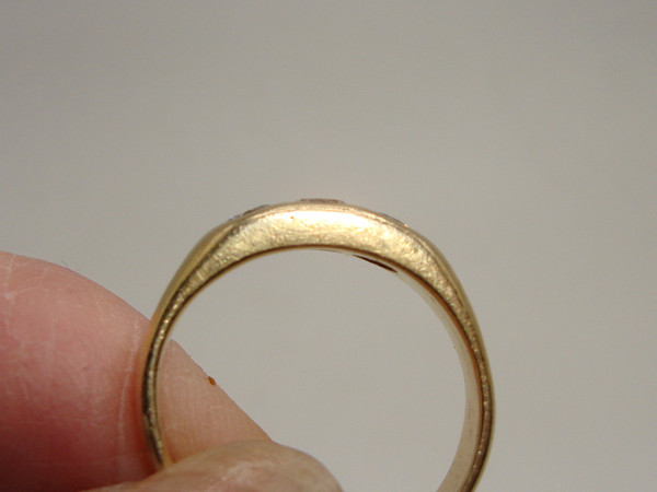 Vintage Style 14K Gold Diamond Ring (Size 6) - Sparkling G/H VS2 Diamonds