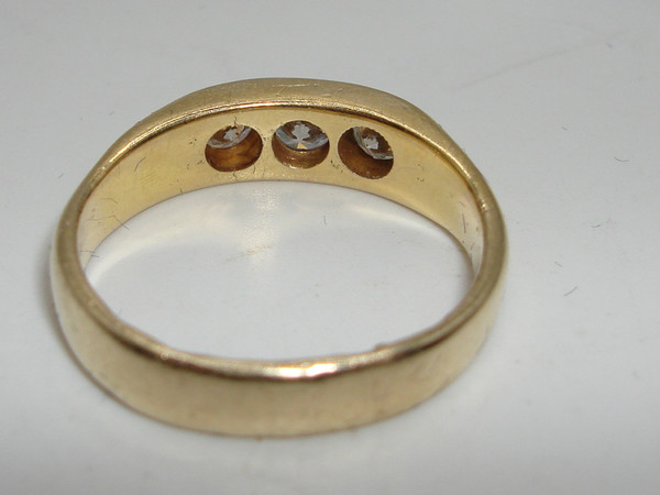 Vintage Style 14K Gold Diamond Ring (Size 6) - Sparkling G/H VS2 Diamonds