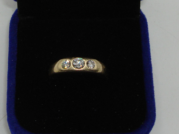 Vintage Style 14K Gold Diamond Ring (Size 6) - Sparkling G/H VS2 Diamonds