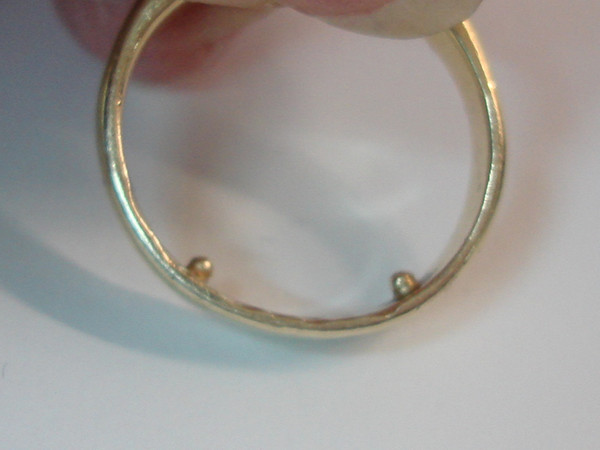 Vintage Style 14K Gold Diamond Ring (Size 6) - Sparkling G/H VS2 Diamonds