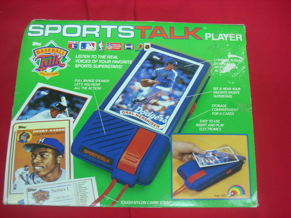 1989 LJN Topps Baseball Sports Talk Player Set & 76 UNOPENED Talking Cards (19 Packs)