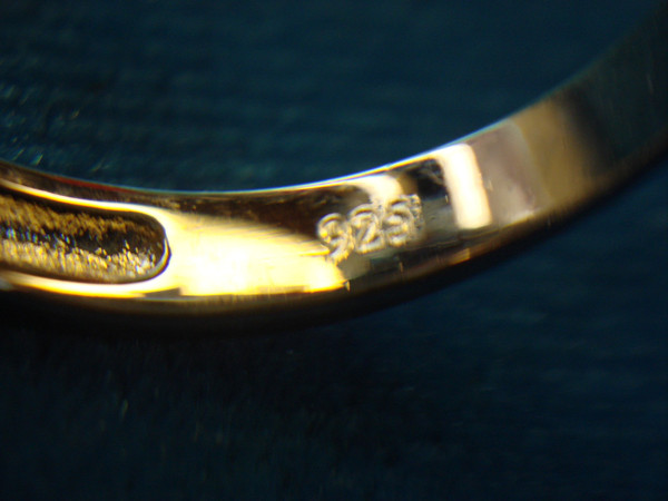 Large Pink Oval Sterling Silver Ring - Size 9.25, Barely Worn