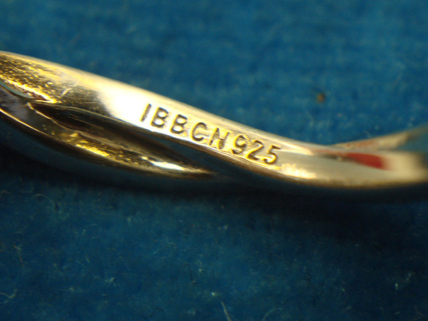 Sterling Silver Ring with Simulated Diamond & Side Stones - Size 9