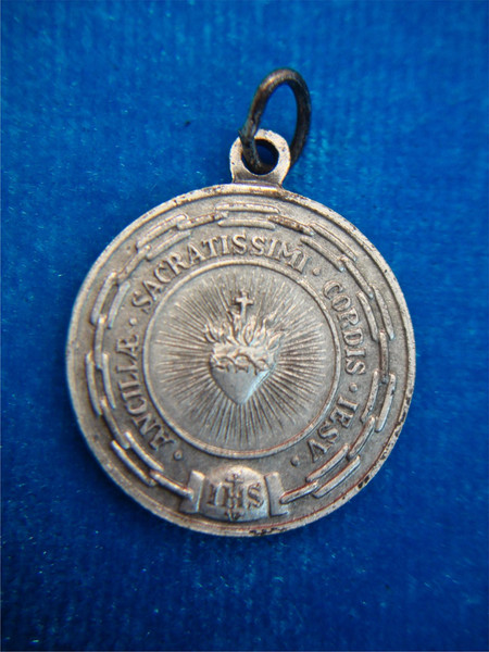 Vintage Saint Raphael Charm - 20.5mm, Unique Design (Not Sterling Silver)