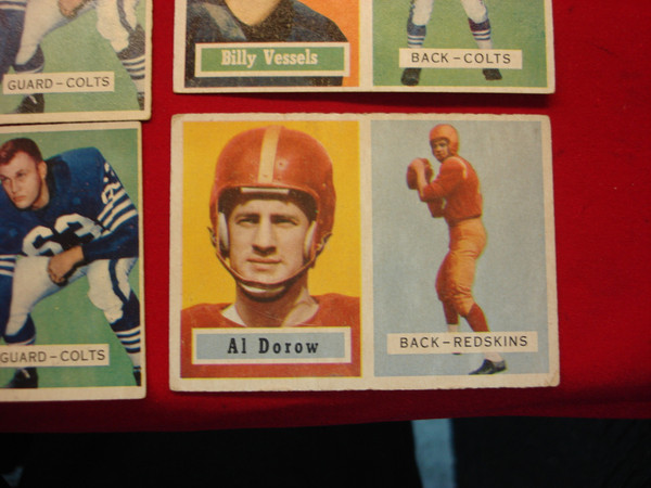 Vintage 1957 Topps Football Card Lot of 25 (Includes Duplicates)