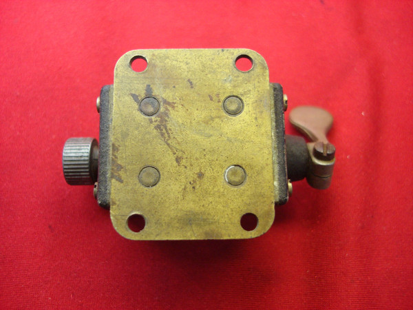 Vintage Mechanical Counter - 5 Digit Brass, Functional, Manual Operation