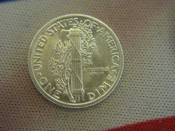 1936-1939 Mercury Dimes Set (4 Coins) - High Grade Circulated US Coins - Liberty Head Design