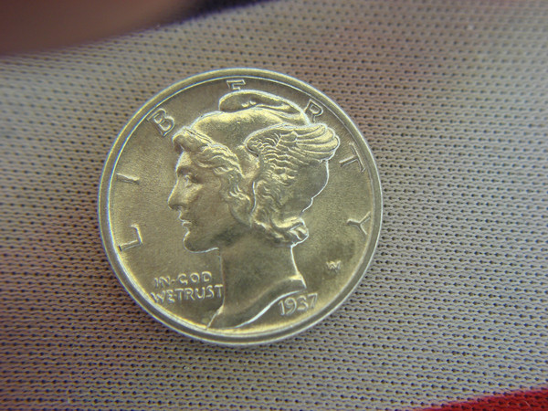 1936-1939 Mercury Dimes Set (4 Coins) - High Grade Circulated US Coins - Liberty Head Design