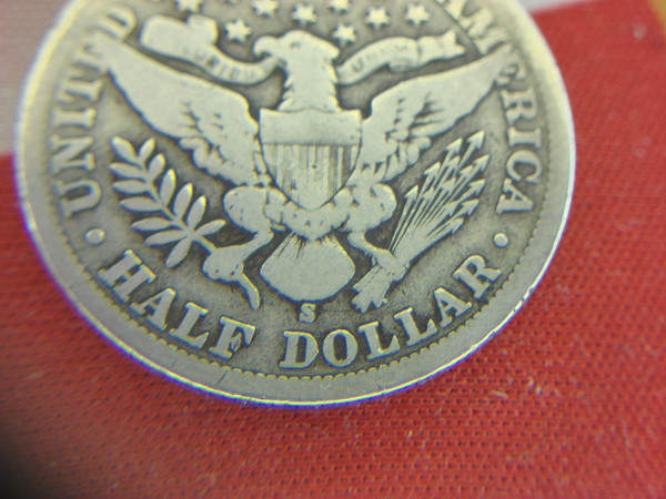 1900-S Barber Half Dollar - Natural Surfaces, Nice Detail (Good Condition)