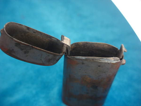 Antique Copper Match Safe with Hunting Dog Design - Vintage Restoration Project