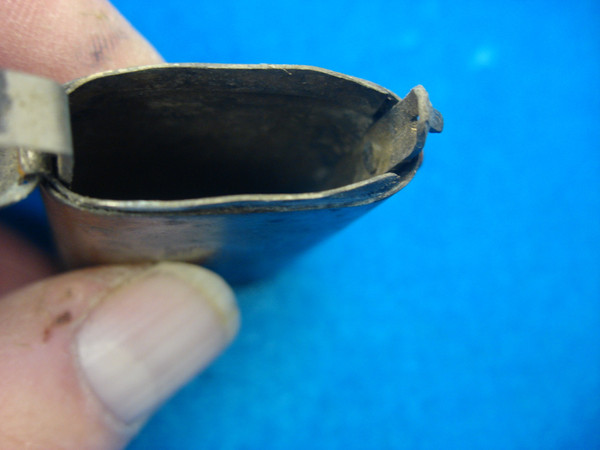 Antique Copper Match Safe with Hunting Dog Design - Vintage Restoration Project