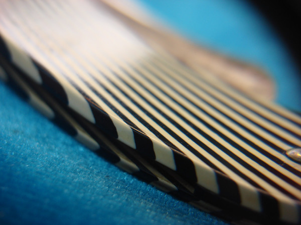 Vintage GENCO Straight Razor with Fancy Side Panels - Excellent Condition