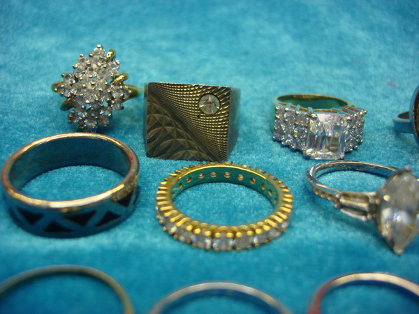 Vintage to Modern Fashion Ring Lot - 15 Unique & Stylish Statement Pieces - Under $3 Each