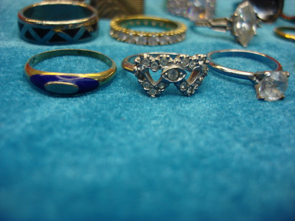 Vintage to Modern Fashion Ring Lot - 15 Unique & Stylish Statement Pieces - Under $3 Each