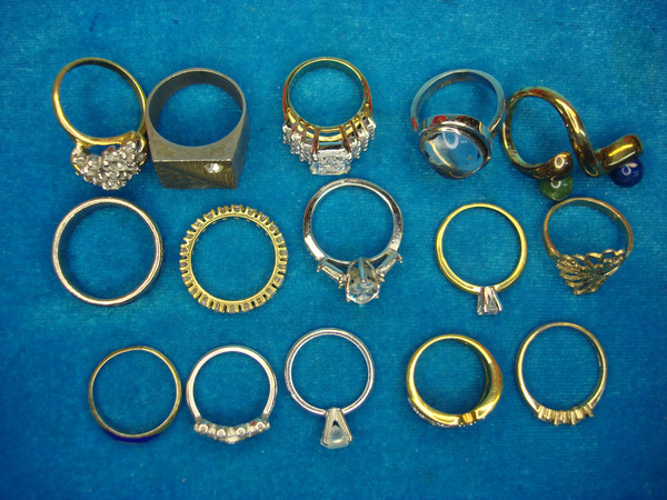 Vintage to Modern Fashion Ring Lot - 15 Unique & Stylish Statement Pieces - Under $3 Each