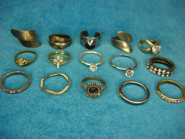 Vintage Fashion Ring Lot of 15 - Unique Estate Finds, Mix of Styles & Eras