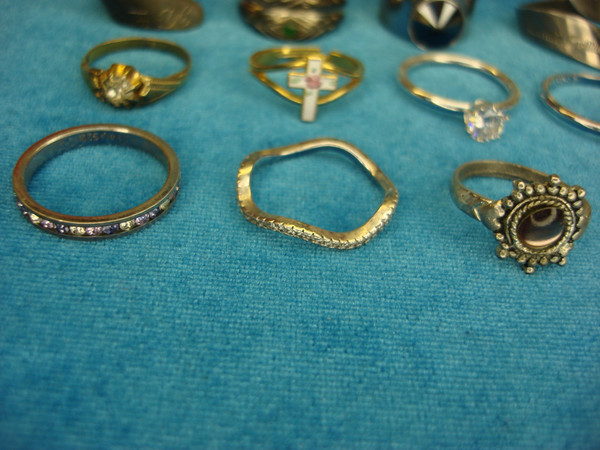 Vintage Fashion Ring Lot of 15 - Unique Estate Finds, Mix of Styles & Eras