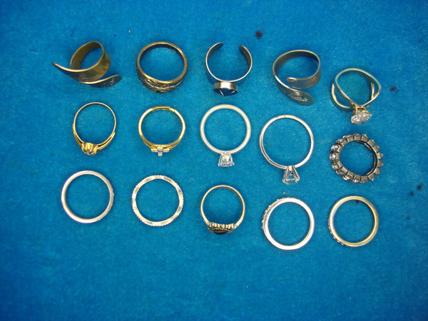 Vintage Fashion Ring Lot of 15 - Unique Estate Finds, Mix of Styles & Eras