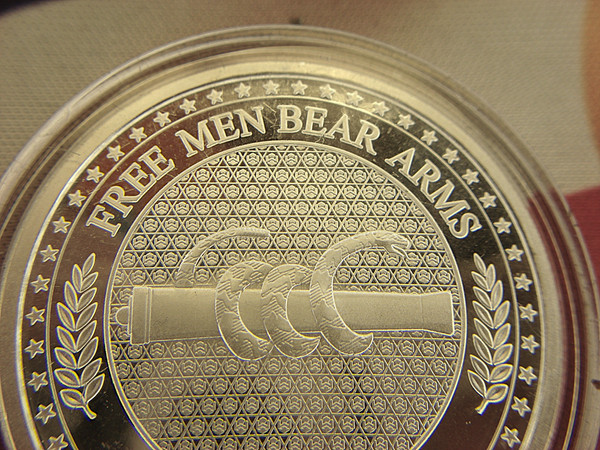 Infowars Founding Member 1 oz .999 Fine Silver Round - Come & Take It Design