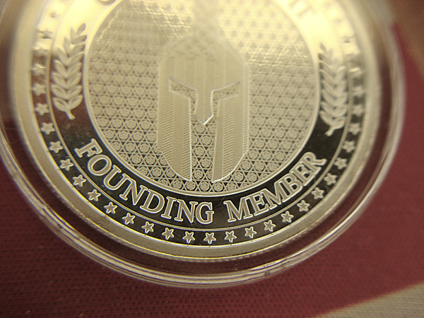 Infowars Founding Member 1 oz .999 Fine Silver Round - Come & Take It Design
