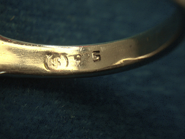 Celtic Sterling Silver Ring - Size 7 1/2 - Vintage Design, Excellent Condition