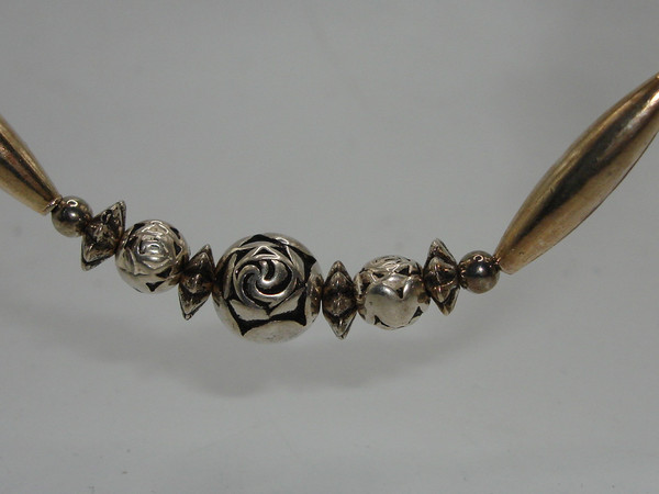 Vintage Navajo Silver Necklace & Earrings Set - Southwestern Jewelry, 9.5g Sterling