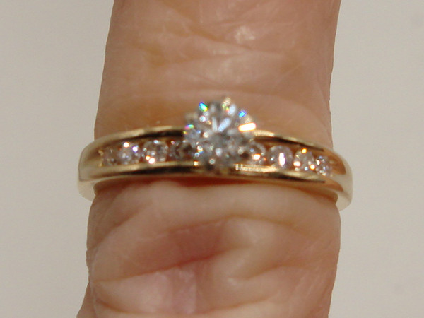 14K Gold 30pt Diamond Engagement Ring - Size 4.5 - SI2 Clarity, G/H Color