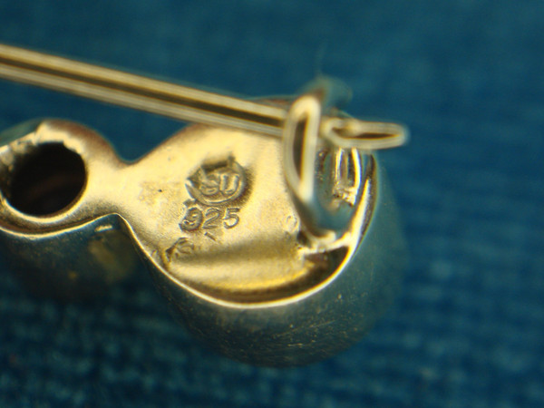 Sterling Silver Amethyst & Pearl Earrings (7/8