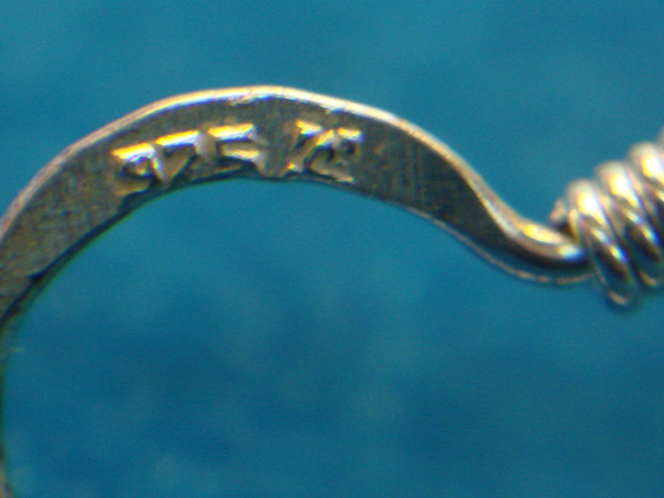 Unique Sterling Silver Freeform Dangle Earrings - 2 Inch Loopy Design