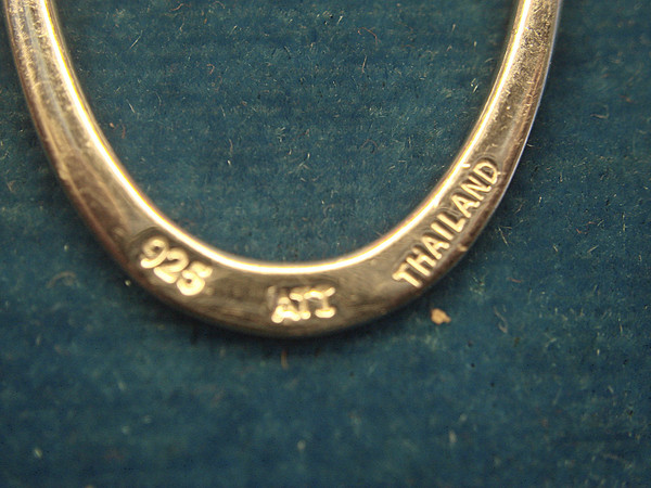 Elegant Sterling Silver Elongated Hoop Earrings (1 1/2