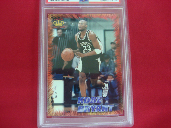 PSA 8 NM-MT Kobe Bryant 1996 Pacific Power Regents of Roundball RR-6 Basketball Card