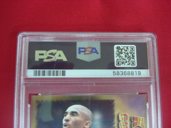 PSA 8 NM-MT Kobe Bryant 1996 Pacific Power Regents of Roundball RR-6 Basketball Card