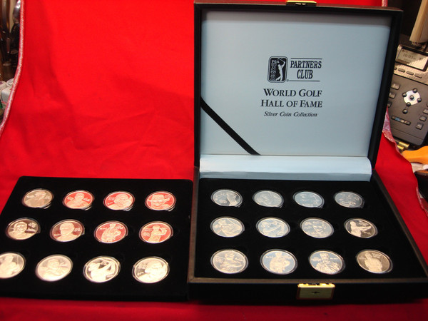 PGA Tour Partners World Golf Hall of Fame Silver Coin Collection (24 Coins, .999 Fine Silver)