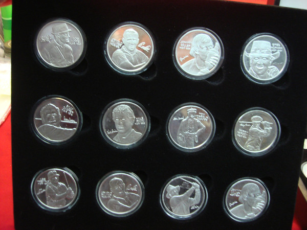 PGA Tour Partners World Golf Hall of Fame Silver Coin Collection (24 Coins, .999 Fine Silver)