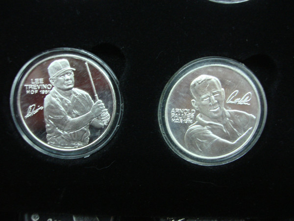 PGA Tour Partners World Golf Hall of Fame Silver Coin Collection (24 Coins, .999 Fine Silver)