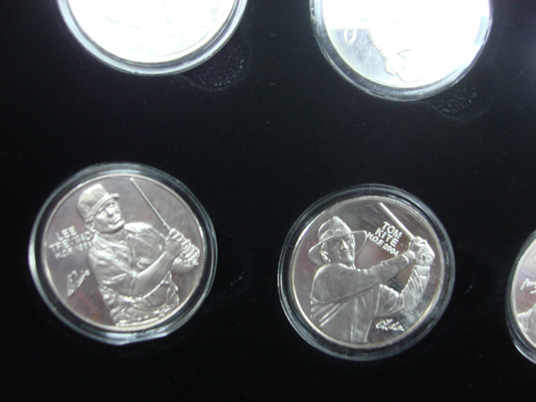 PGA Tour Partners World Golf Hall of Fame Silver Coin Collection (24 Coins, .999 Fine Silver)