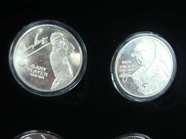 PGA Tour Partners World Golf Hall of Fame Silver Coin Collection (24 Coins, .999 Fine Silver)