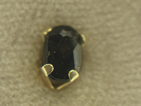 14K Yellow Gold Blue Sapphire Stud Earrings (1ctw) - Pre-Owned