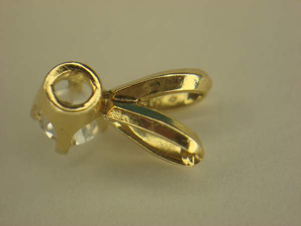 14K Yellow Gold Diamond Pendant - Tiny Sparkle, Big Impact