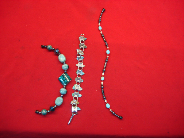 Southwestern Style Bracelet Lot - 3 pc Set (Sizes 8, 7 & 10) - Magnetic Clasps