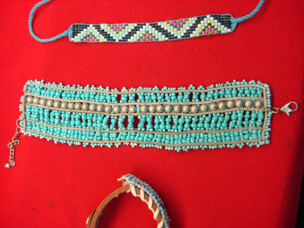 Vintage Southwest Style Bracelet Lot (3 pcs) - Estate Find, Sizes 7.5-10