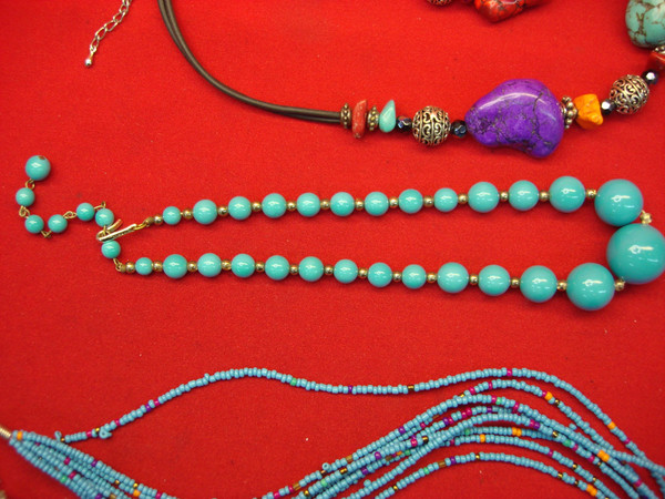 Vintage Southwestern Style Necklace Set of 3 - Estate Jewelry