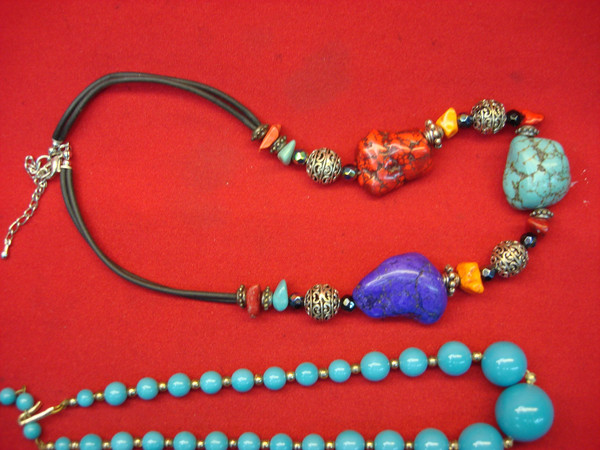 Vintage Southwestern Style Necklace Set of 3 - Estate Jewelry
