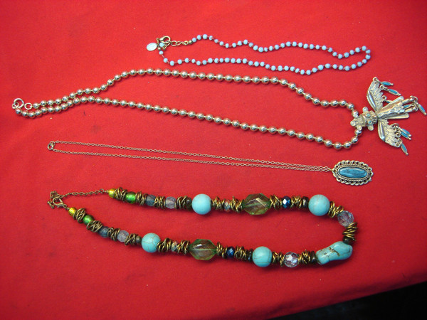 Vintage Southwestern Jewelry Set - 4 Unique Estate Necklaces