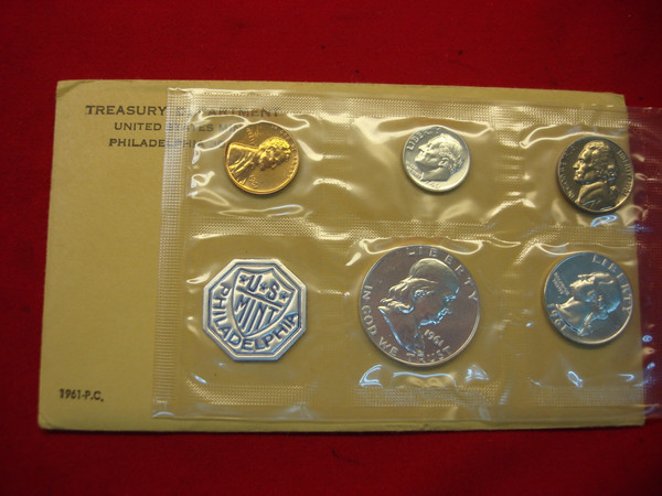 Vintage 1961-1964 US Proof Sets - Silver Coin Collection with Envelopes