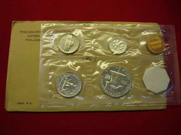 Vintage 1961-1964 US Proof Sets - Silver Coin Collection with Envelopes