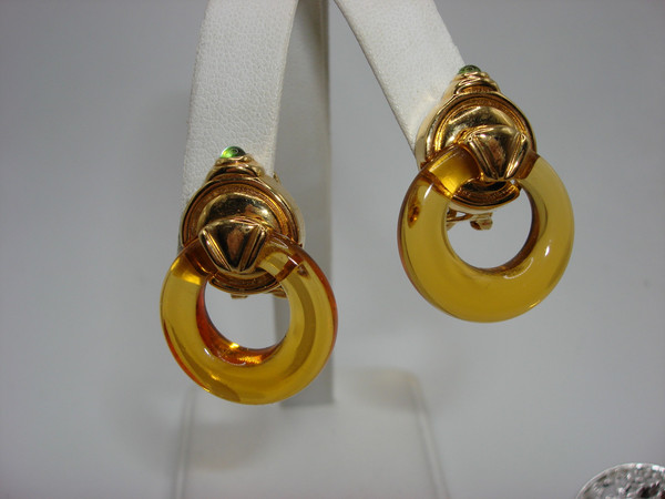 ✨ Vintage 1980s Clip-On Earrings Set of 4 | Minty Estate Find! Silver, Gold Tone & Rhinestone Styles